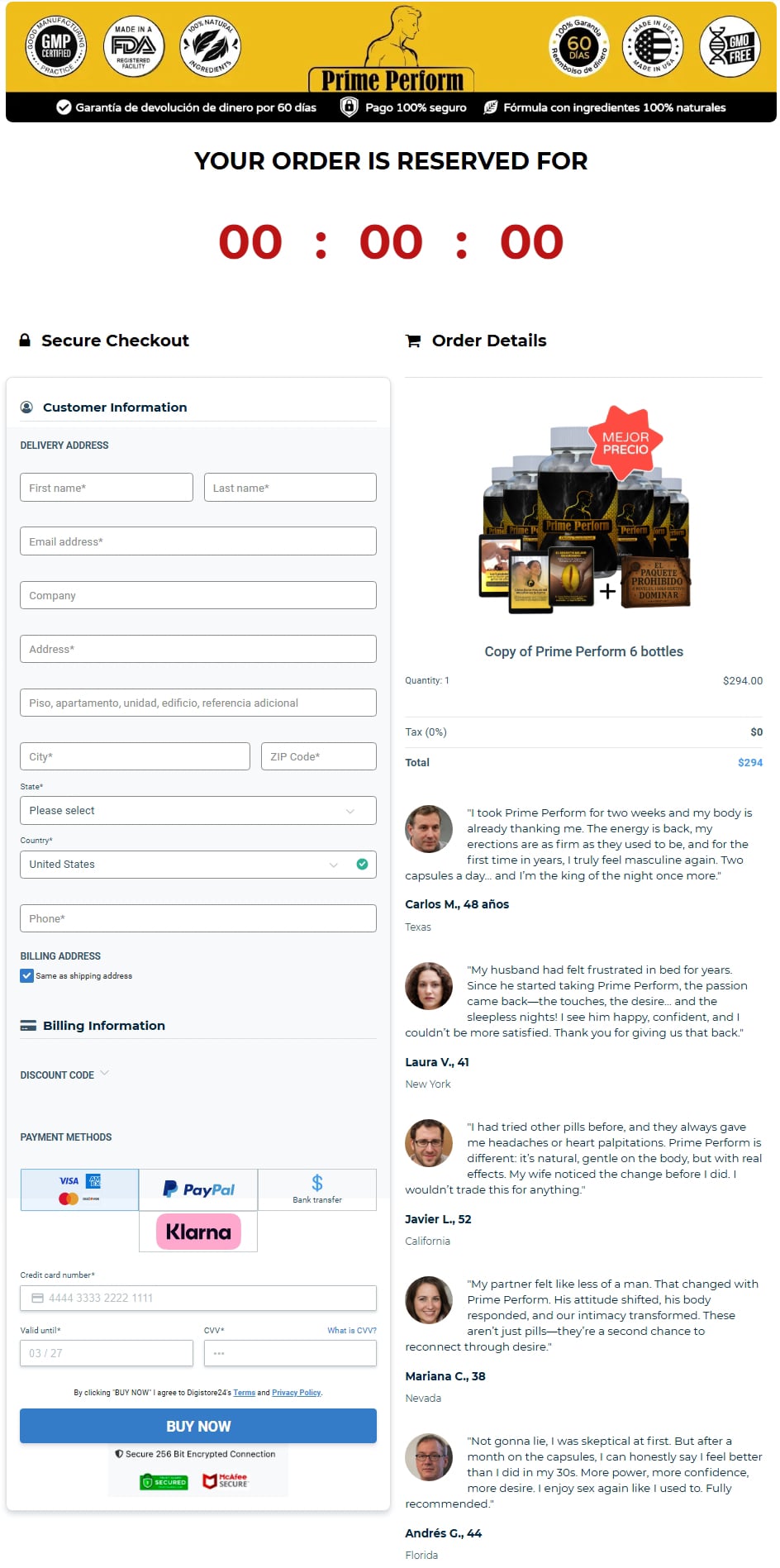 Prime Perform Buy Now